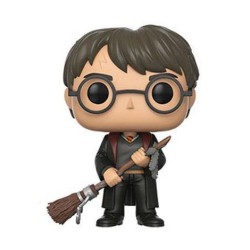 Figurine POP! Movies Harry Potter avec Firebolt et Plume 9 cm