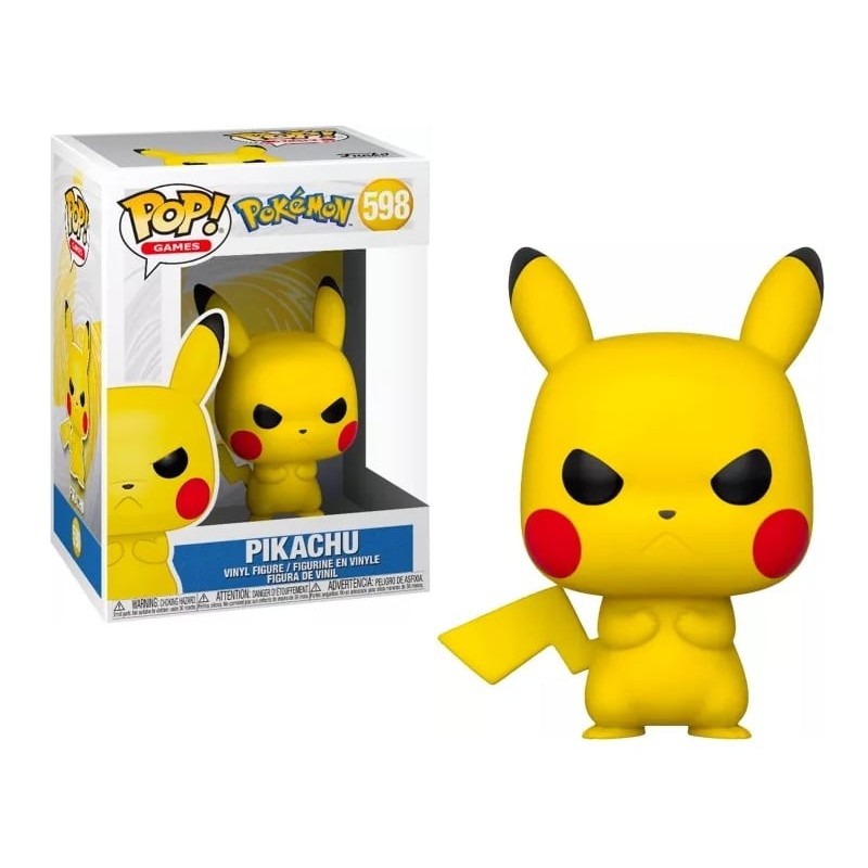 Figurine Pop Pikachu Grincheux N°598 - Pokémon