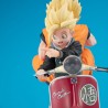 Statuette diorama 05 Desktop Real McCoy PVC Super Saiyan Son Goku & Super Saiyan Son Gohan & Motorbike 16cm Dragonball Z