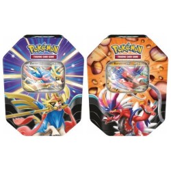 Pokebox Tin Box 2025/Q2 2 Visuels Zacian ou Koraidon - Légendes Tranchantes - Français