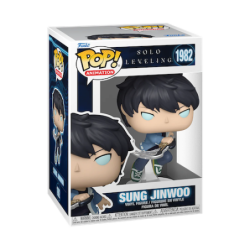 Figurine POP Animation N° 1982 - Sung Jinwoo avec Chase - Solo Leveling