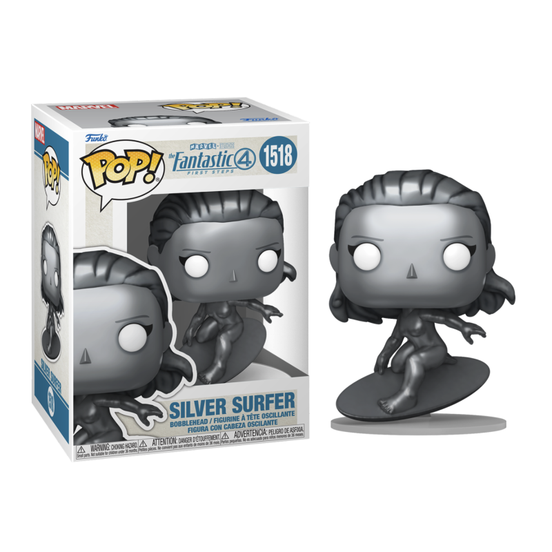 Figurine POP Le Surfeur d'Argent N° 1518 - Les 4 Fantastiques Figurine POP Le Surfeur d'Argent N° 1518 - Les 4 Fantastiques