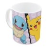 Mug Salamèche, Bulbizarre, Carapuce, Pikachu 320ml Pokemon