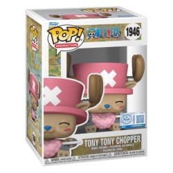 One Piece POP! Animation Vinyl figurine Tony Tony Chopper avec barbe à papa Exclusive 9 cm