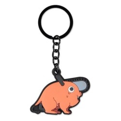 Porte-clés caoutchouc Pochita Sitting - Chainsaw Man