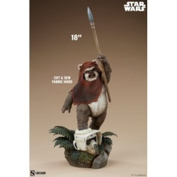 Statuette Premium Format Wicket 46 cm - Star Wars, épisode VI : Le Retour du Jedi