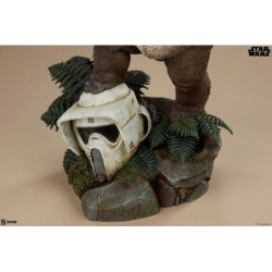 Statuette Premium Format Wicket 46 cm - Star Wars, épisode VI : Le Retour du Jedi