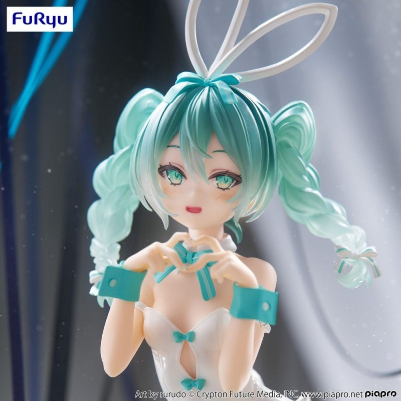 Statuette Hatsune Miku PVC BiCute Bunnies Miku Rurudo White Color Ver. 27 cm Statuette Hatsune Miku PVC BiCute Bunnies Miku Rurudo White Color Ver. 27 cm