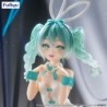 Statuette Hatsune Miku PVC BiCute Bunnies Miku Rurudo White Color Ver. 27 cm