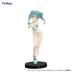 Statuette Hatsune Miku PVC BiCute Bunnies Miku Rurudo White Color Ver. 27 cm