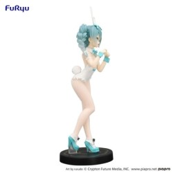 Statuette Hatsune Miku PVC BiCute Bunnies Miku Rurudo White Color Ver. 27 cm