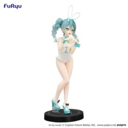 Statuette Hatsune Miku PVC BiCute Bunnies Miku Rurudo White Color Ver. 27 cm