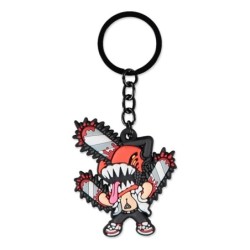 Porte-clés caoutchouc Chainsaw Man