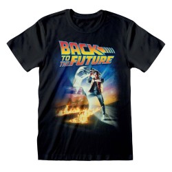 T-shirt noir Retour vers le futur Poster - Back to the future