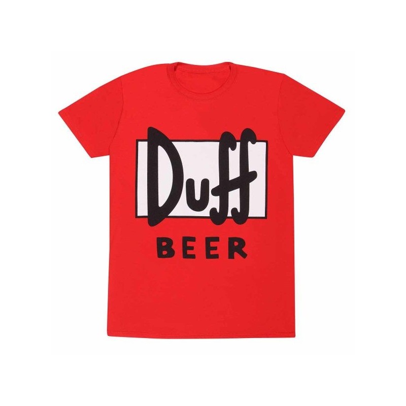 T-shirt rouge Duff beer The Simpsons