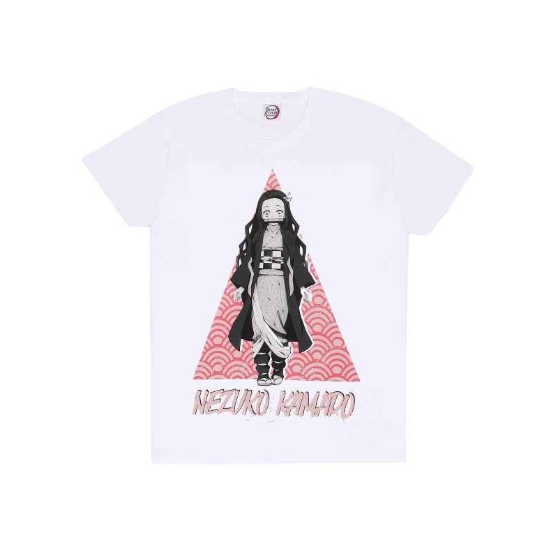 T-shirt blanc Demon Slayer – Nezuko Tri