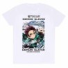 T-shirt blanc Tanjiro Tourbillon Whirlpool Demon Slayer