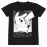 T-shirt noir Halftone Pikachu Pokémon