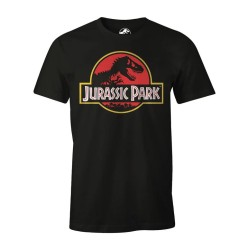 T-shirt noir Jurassic Park - Classic Logo