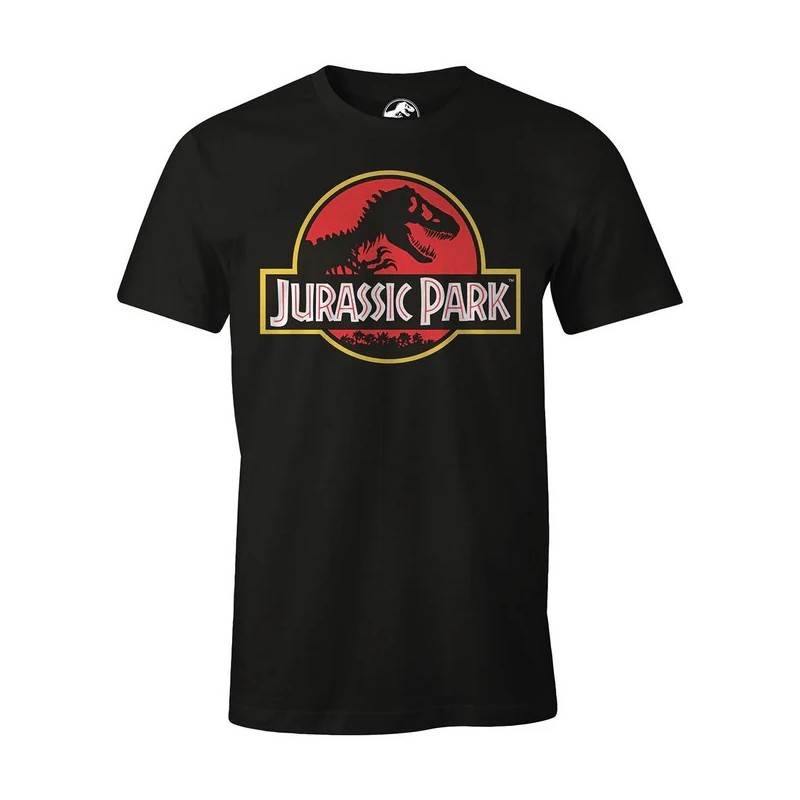 T-shirt noir Jurassic Park - Classic Logo