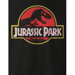 T-shirt noir Jurassic Park - Classic Logo