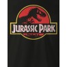 T-shirt noir Jurassic Park - Classic Logo