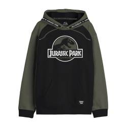 Sweat-shirt noir Jurassic Park - Color Block LOGO