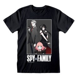 T-shirt noir Spy x Family Photo de famille