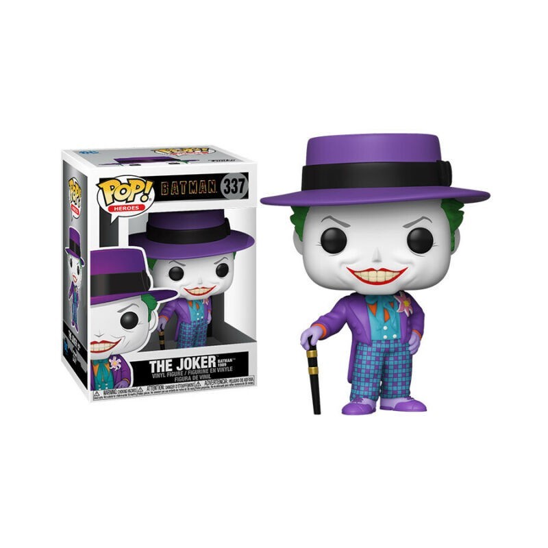 Figurine POP Joker avec chapeau BATMAN 1989 - N°337