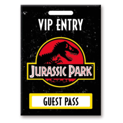 Aimant 6.3x8.9cm Jurassic Park : Laissez-passer pour les Invités