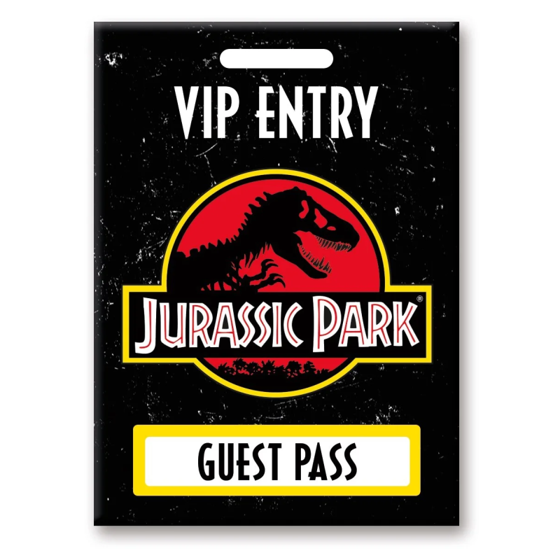 Aimant 6.3x8.9cm Jurassic Park : Laissez-passer pour les Invités