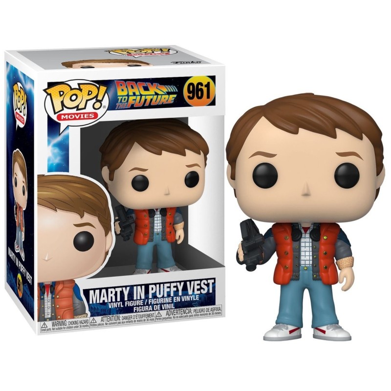 Figurine POP Marty in Puffy Vest 961 - Retour vers le futur