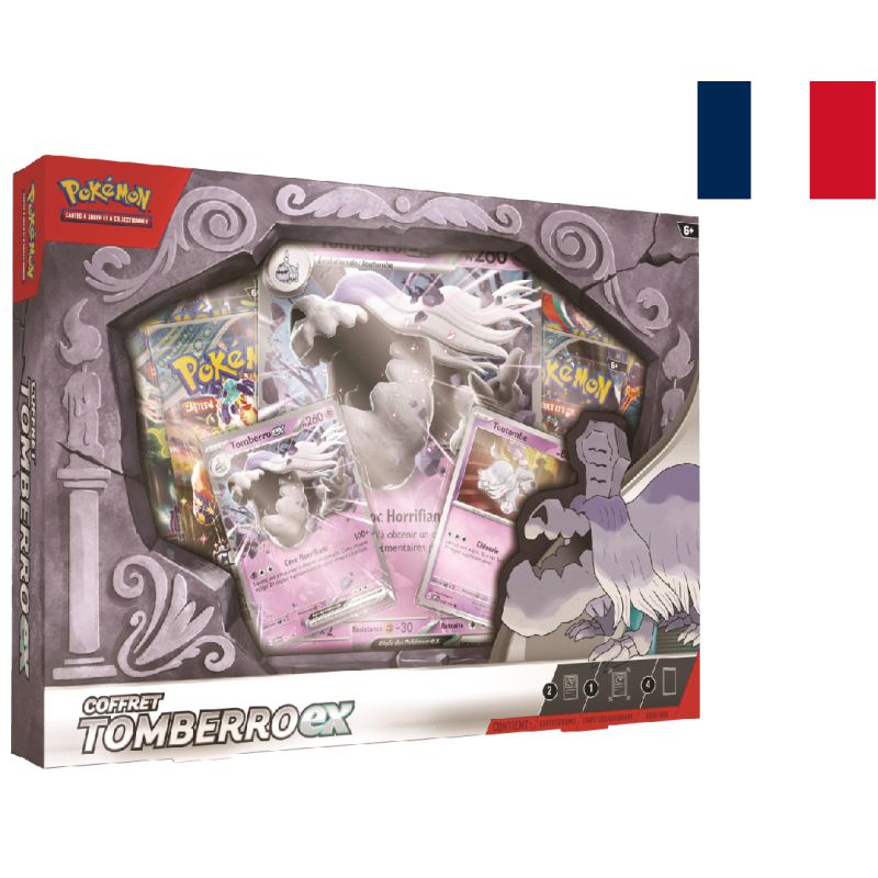 Coffret Tomberro EX (4 Boosters) 2024/10 Français - Pokémon