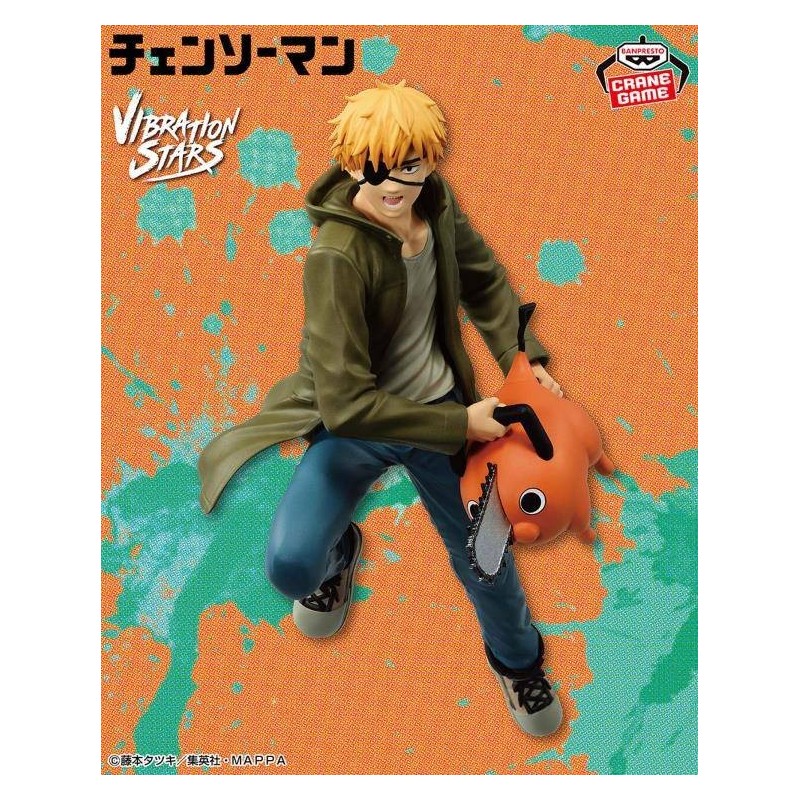 Figurine Chainsaw Man Vibration Stars Denji & Pochita 14cm W115