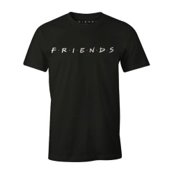 T-shirt noir Friends - Logo de la série