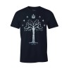 T-shirt bleu Le Seigneur des Anneaux - Arbre blanc du Gondor