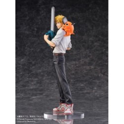 Statuette Denji et Pochita S-Fire 24cm Chainsaw Man