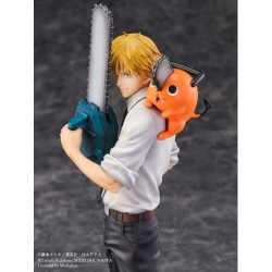 Statuette Denji et Pochita S-Fire 24cm Chainsaw Man