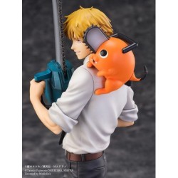 Statuette Denji et Pochita S-Fire 24cm Chainsaw Man