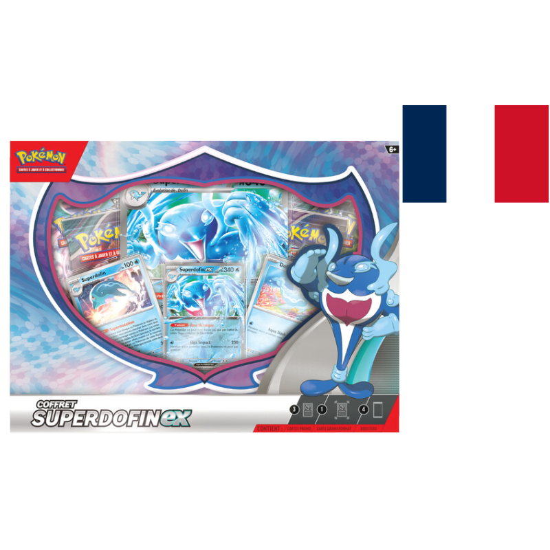 Coffret Superdofin EX 4 boosters 06/2024 - Français - Pokémon