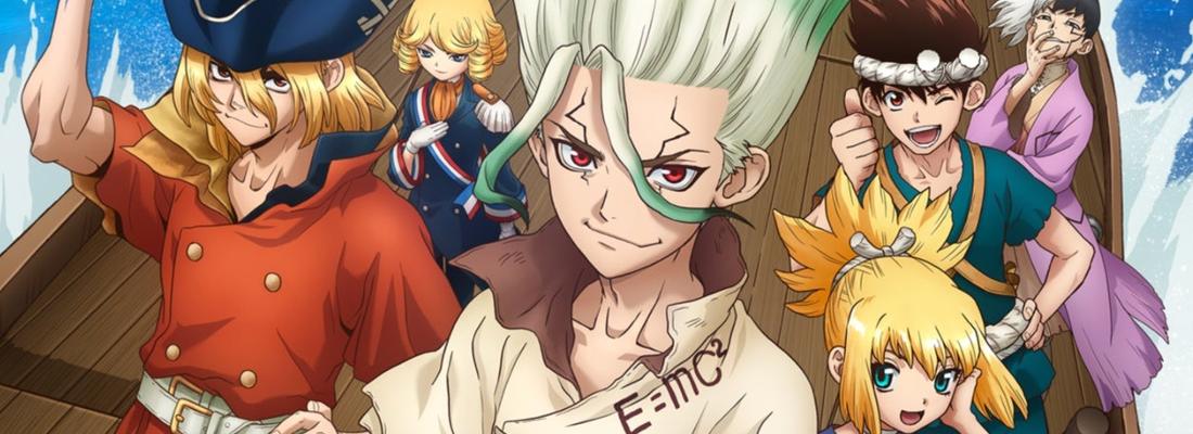 Dr. Stone : Science Future partie 2 arrive bientôt sur crunchyroll !
